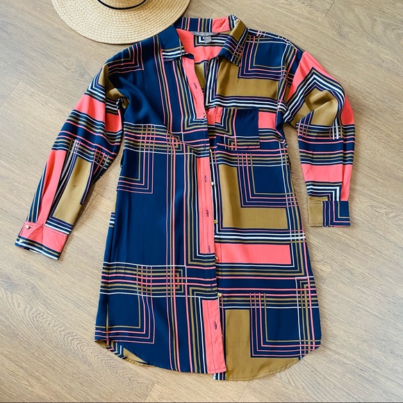 Gorgeous Charlie Jade Modern Print Pure Silk Dres - Picture 5 of 12